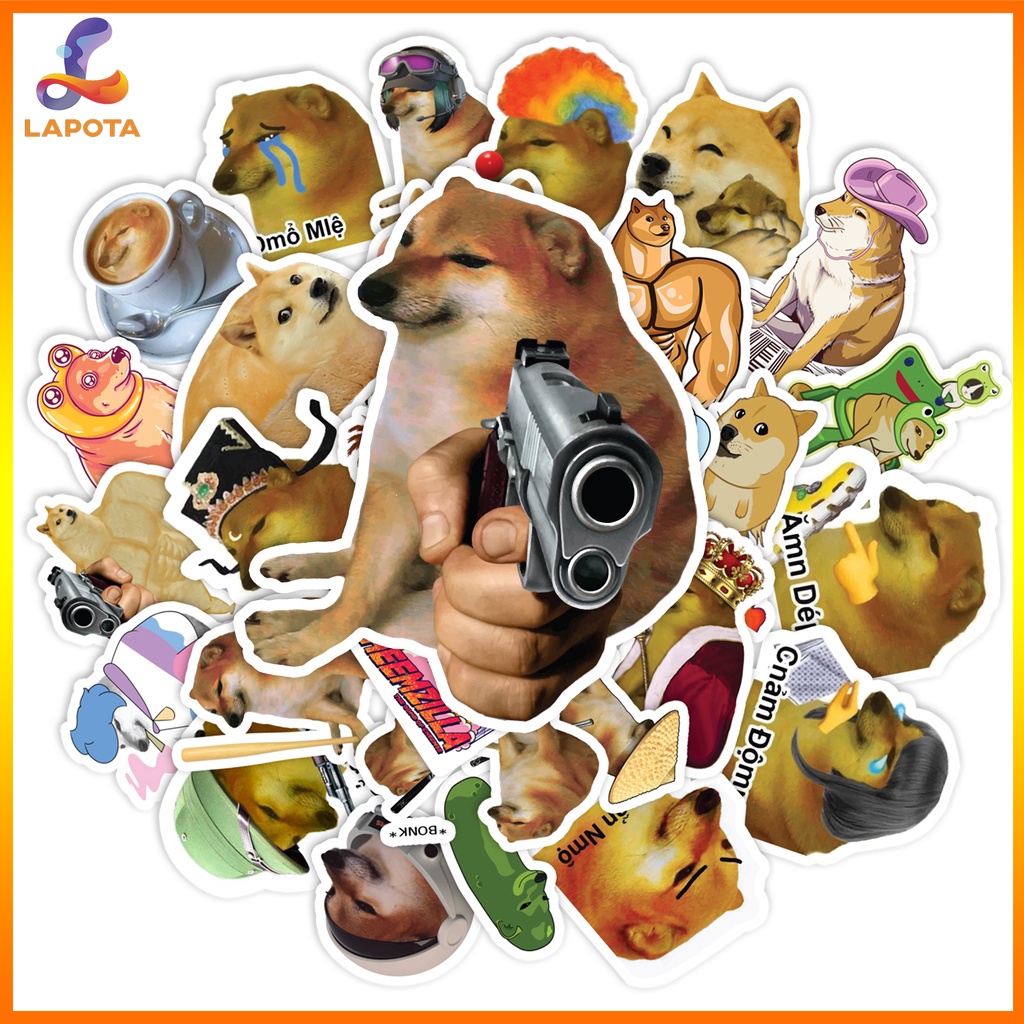 Sticker Cheems Meme: Hãy đến với hình ảnh Sticker Cheems Meme để có những giây phút thư giãn tuyệt vời. Gương mặt cún cưng của Cheems không chỉ đơn thuần là trò đùa, mà còn rất hài hước và sẽ đem lại cho bạn nhiều niềm vui và cảm xúc tích cực trong cuộc sống.