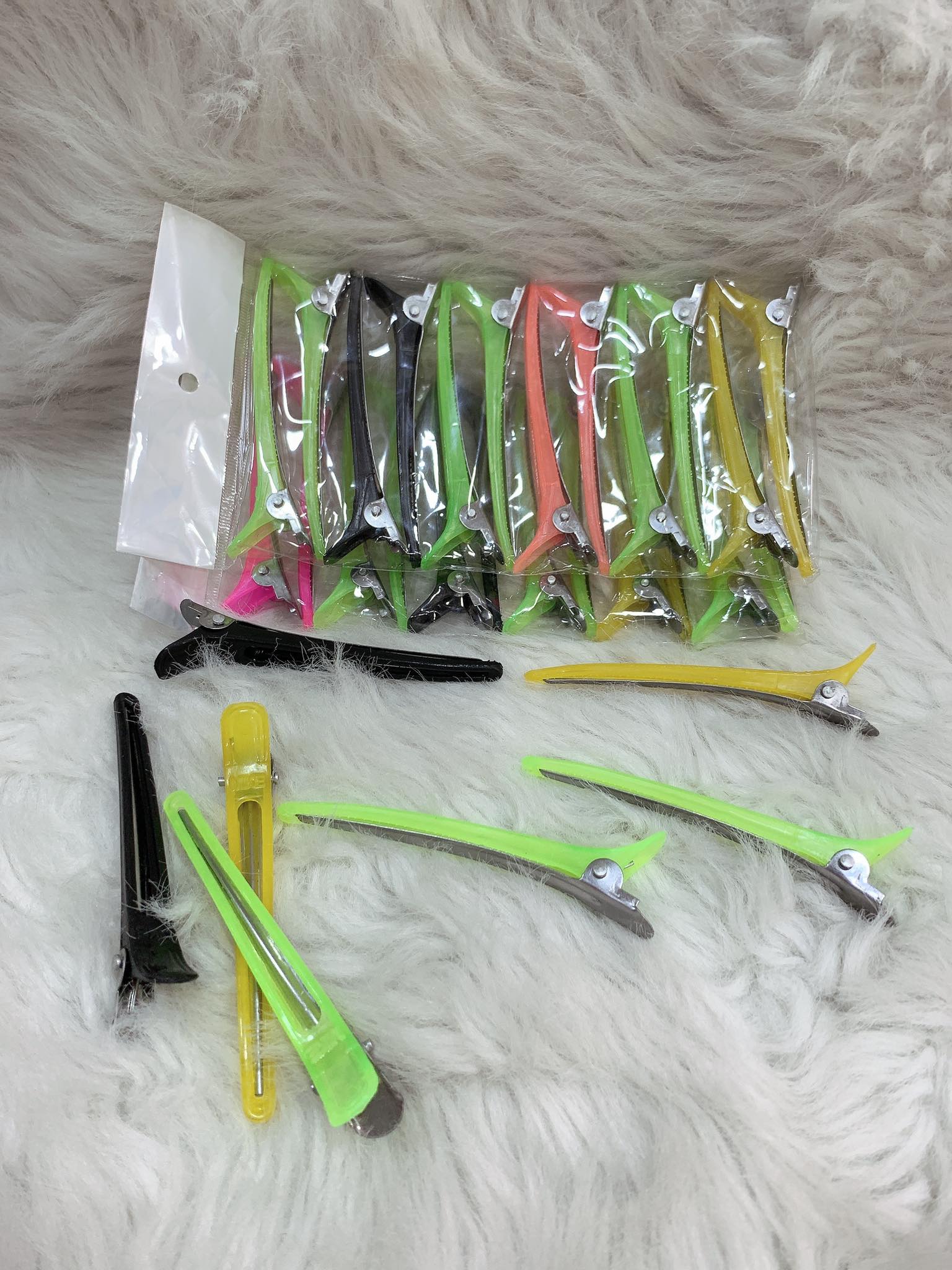 Kẹp mỏ vịt làm tóc - Kẹp cắt tóc set 12 cái