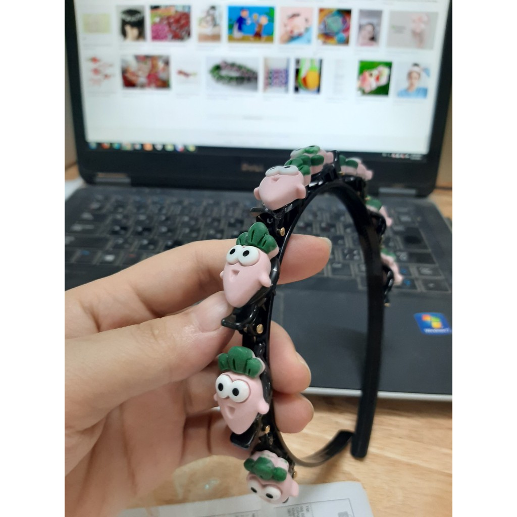 Bờm kẹp tóc hoa quả nhiều màu cho bé gái.ĐTVM