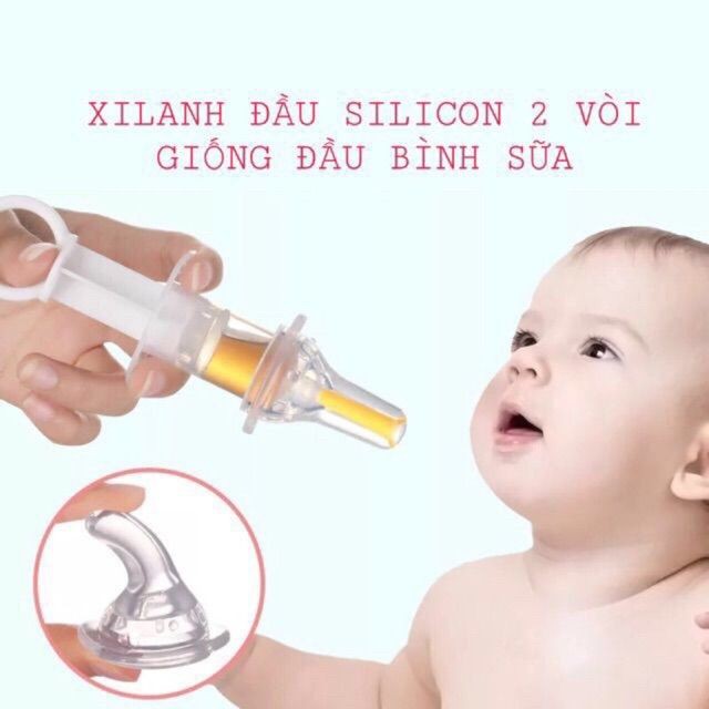 Xi lanh bón sữa, bón cho bé