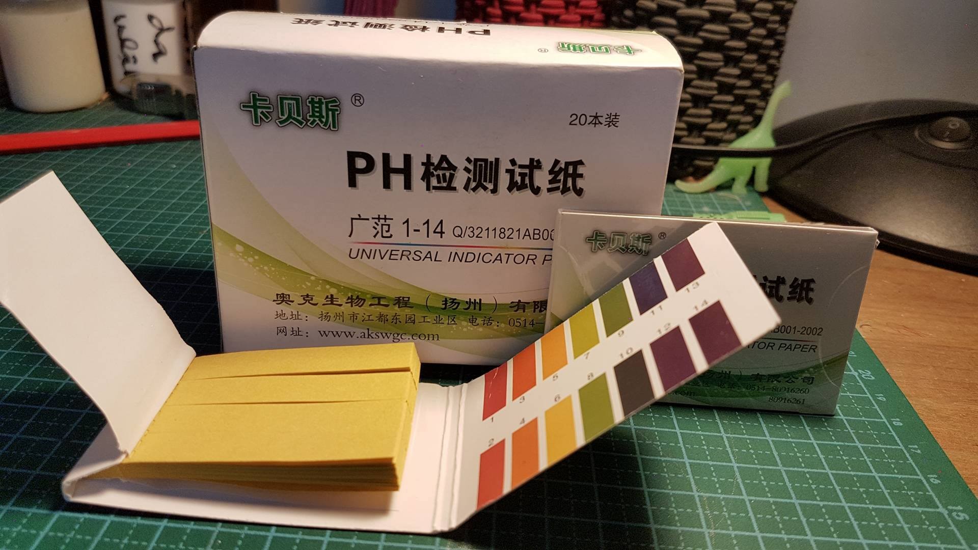 hộp 20 tập giấy quỳ tím giấy đo ph
