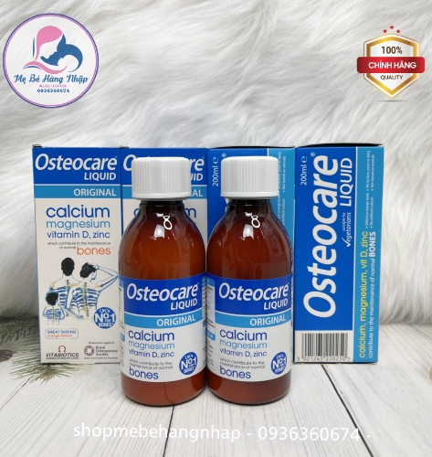 Canxi nước Osteocare Liquid 200ml của Anh