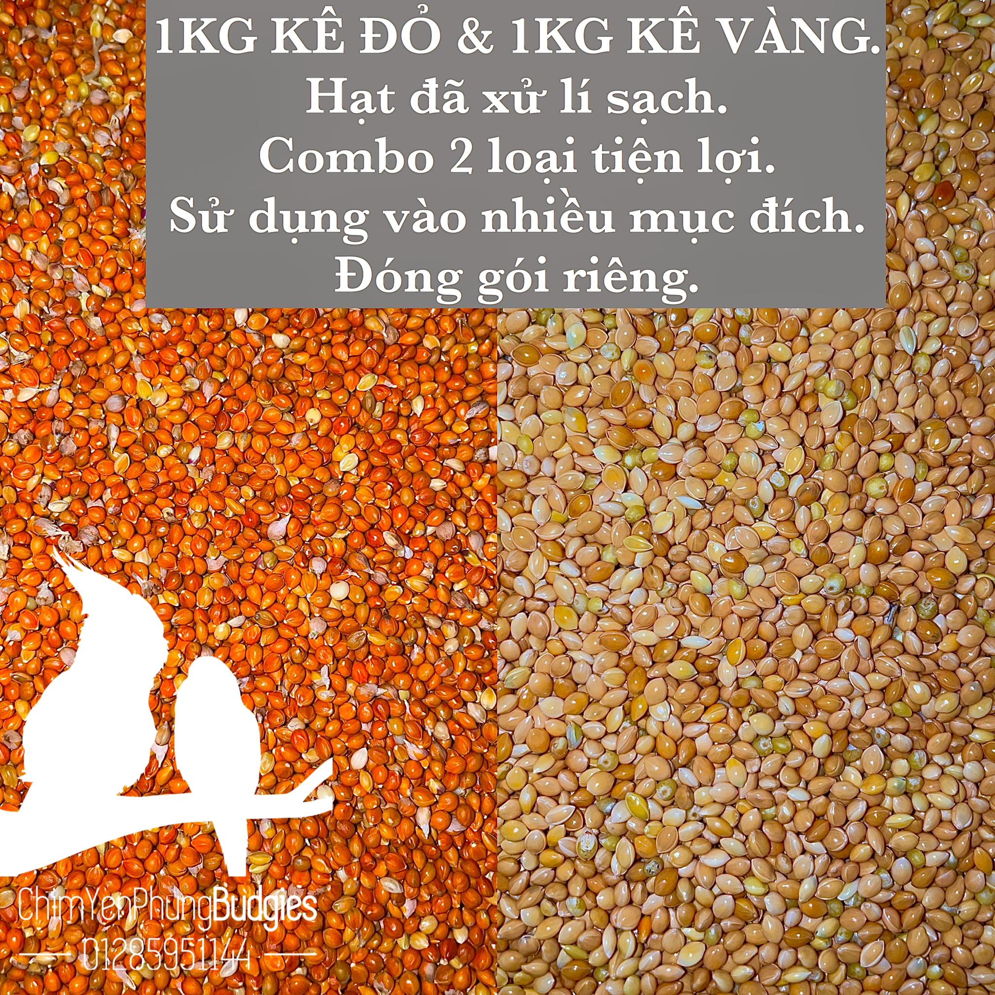 COMBO KÊ ĐỎ & KÊ VÀNG (mỗi thứ 1kg) đa công dụng.
