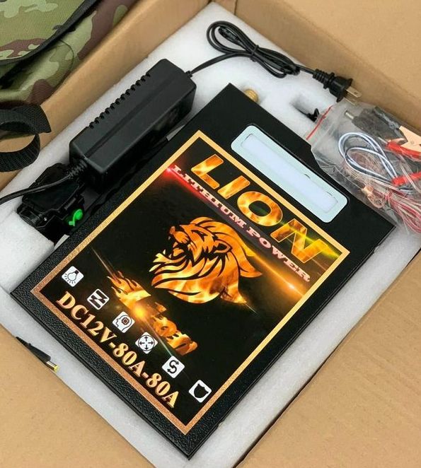 Bình pin lithium 12v-pin lưu trữ điện lion 12v 80ah hiển thị màn hình led