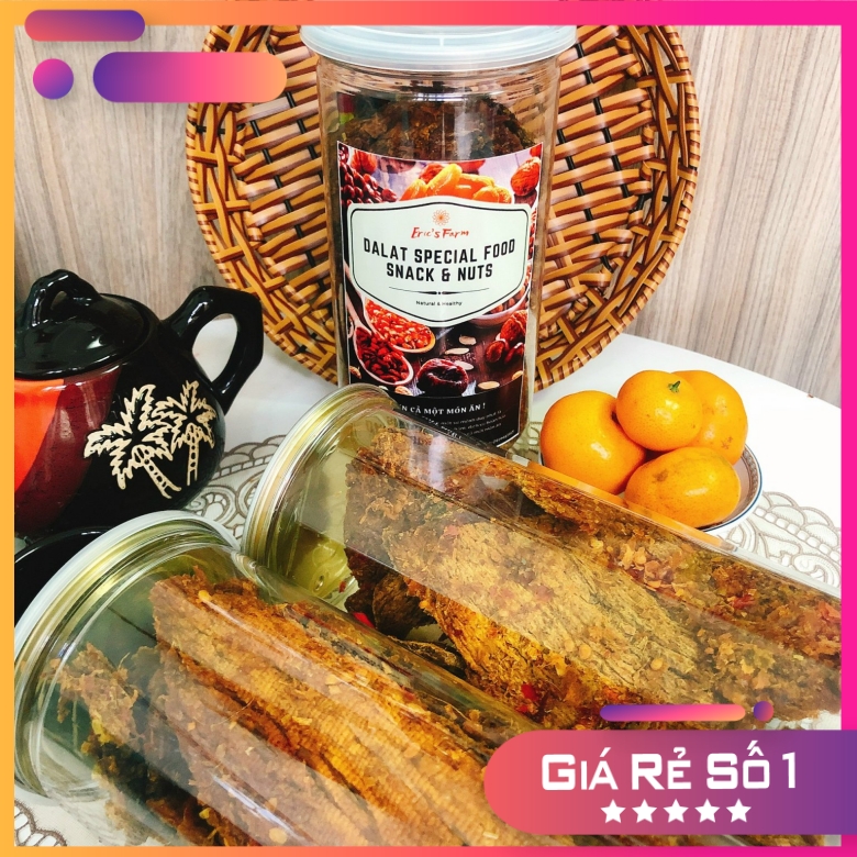 KHÔ BÒ MIẾNG CAO CẤP 300G [BÒ THẬT 100%] - SIÊU NGON