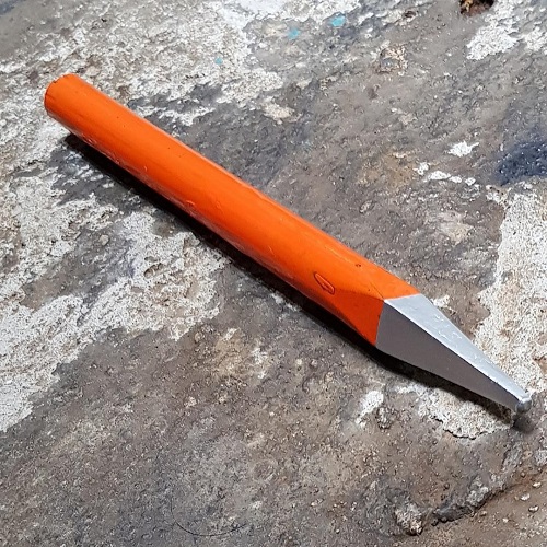 Dụng Cụ Kim Khí Cầm Tay Đục Sắt Đầu Ngòi Bút Màu Cam Chiều Dài 19cm Chuyên Dùng Trong Điêu Khắc Đá Và Bê Tông