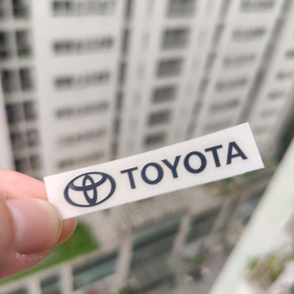 Tem chìm Logo Theo Các Hãng Xe bằng kim loại - Kích Thước 5cm x 1cm
