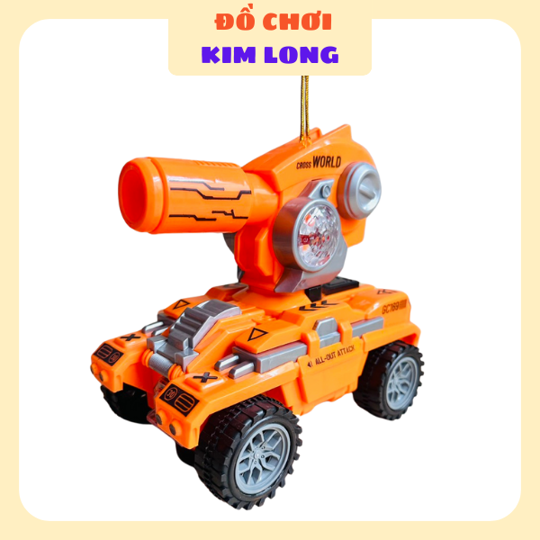 Đồ chơi lồng đèn trung thu hình HÌNH XE TĂNG QUÂN SỰ cho bé trai tặng kèm pin có nhạc đèn quà tặng trung thu