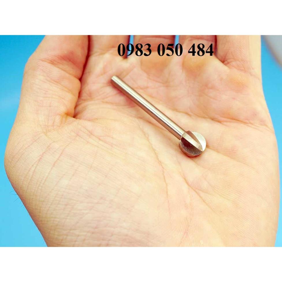 mũi phá gỗ 3 cạnh tròn 3x10mm, mũi làm lũa cây
