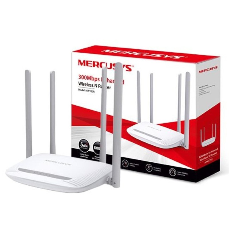 Bộ Phát Wifi 4 Râu Mercusys MW325R 300Mbps Cực Khỏe cực căng cực trâu