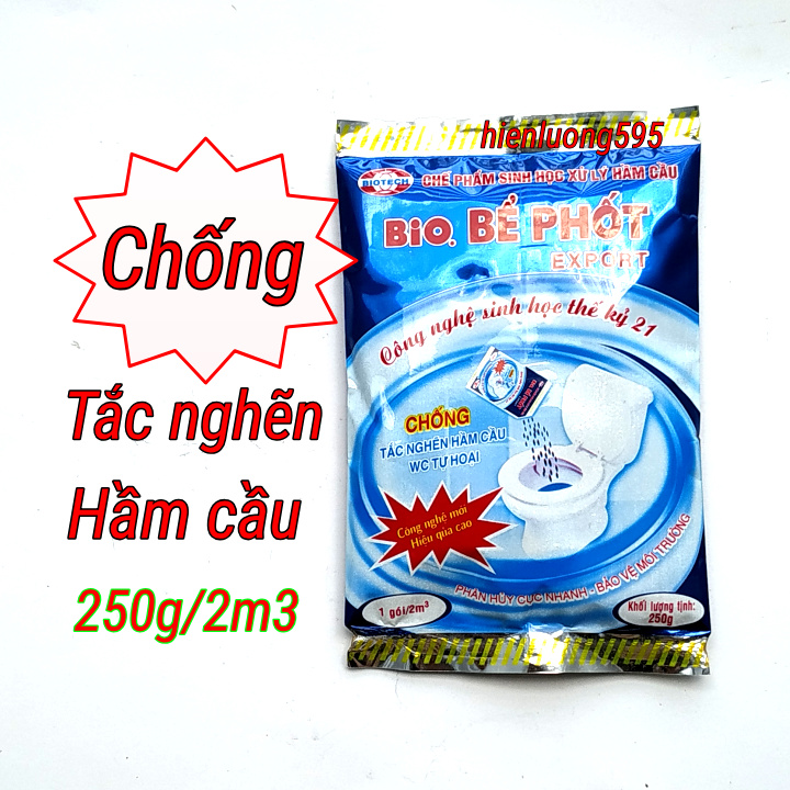 Men Vi Sinh Xử Lý Bể Phốt, Men Bể Phốt, Xử Lý Hầm Cầu Nghẹt, Thông Cầu Rất Hiệu Quả