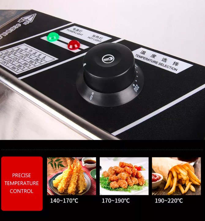 BẾP CHIÊN NHÚNG ĐIỆN ĐƠN 8L
