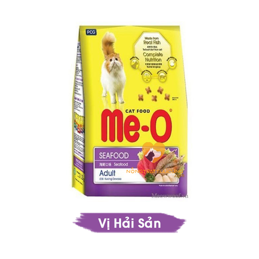 Thức Ăn Hạt Cho Mèo Lớn ME-O gói 350g - Nhiều vị - [Nông Trại Thú Cưng]
