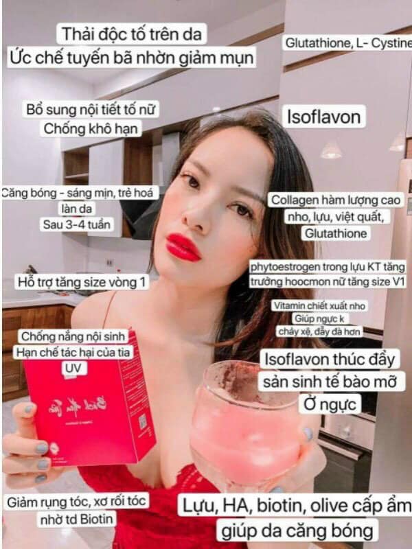 [ CHÍNH HÃNG ] Bách hoa tiên Las beauty đẹp da