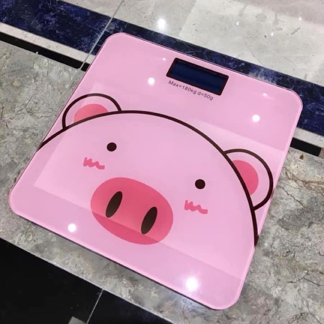 Cân Đo Sức Khỏe Hình Heo Hồng