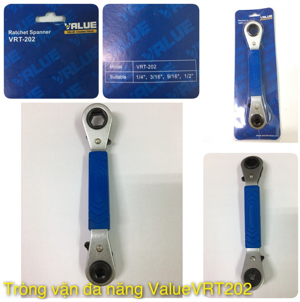 TRÒNG VẶN KHÓA GAS VALUE HÀNG CN VRT202