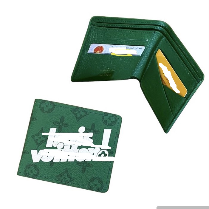 Ví nam ngang full box bóp da hàng cao cấp , hộp + thẻ + giấy , chất liệu da bò không bông da hay phai màu
