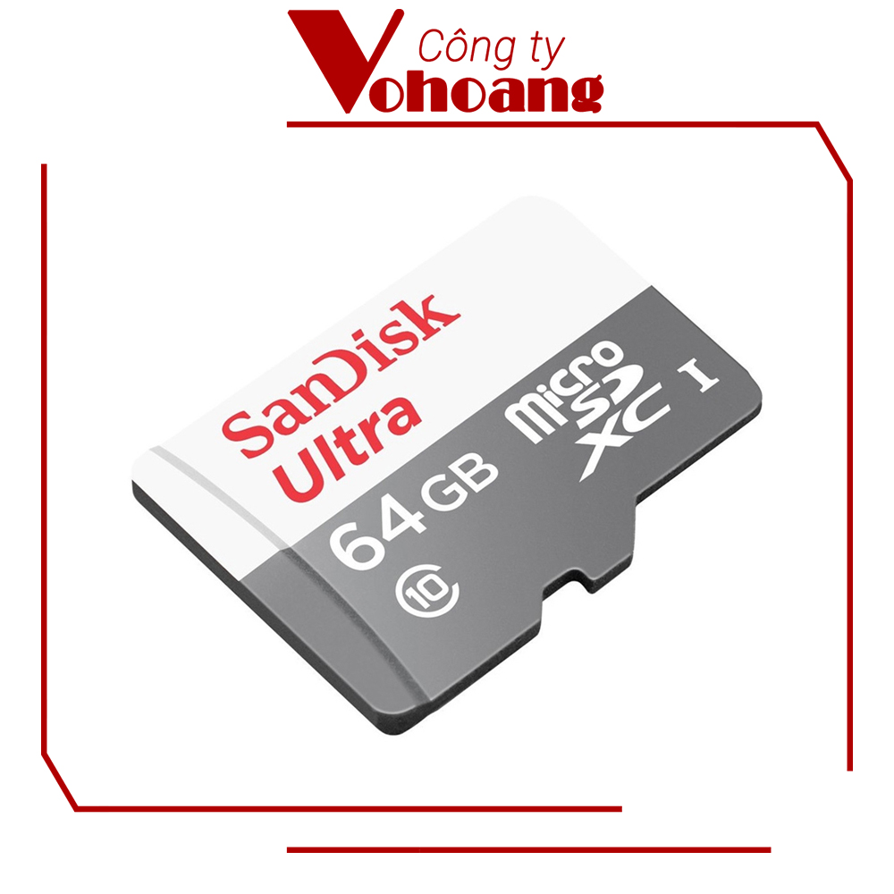 Thẻ nhớ 64GB Sandisk Ultra MicroSD Class 10 100MB/s