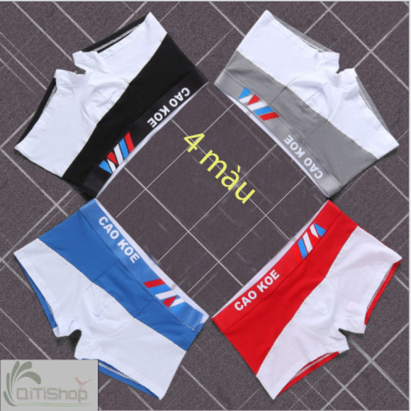 Nơi bán Combo 4 Quần Sịp Đùi Nam Cạp Chữ CAO KOE Phong Cách