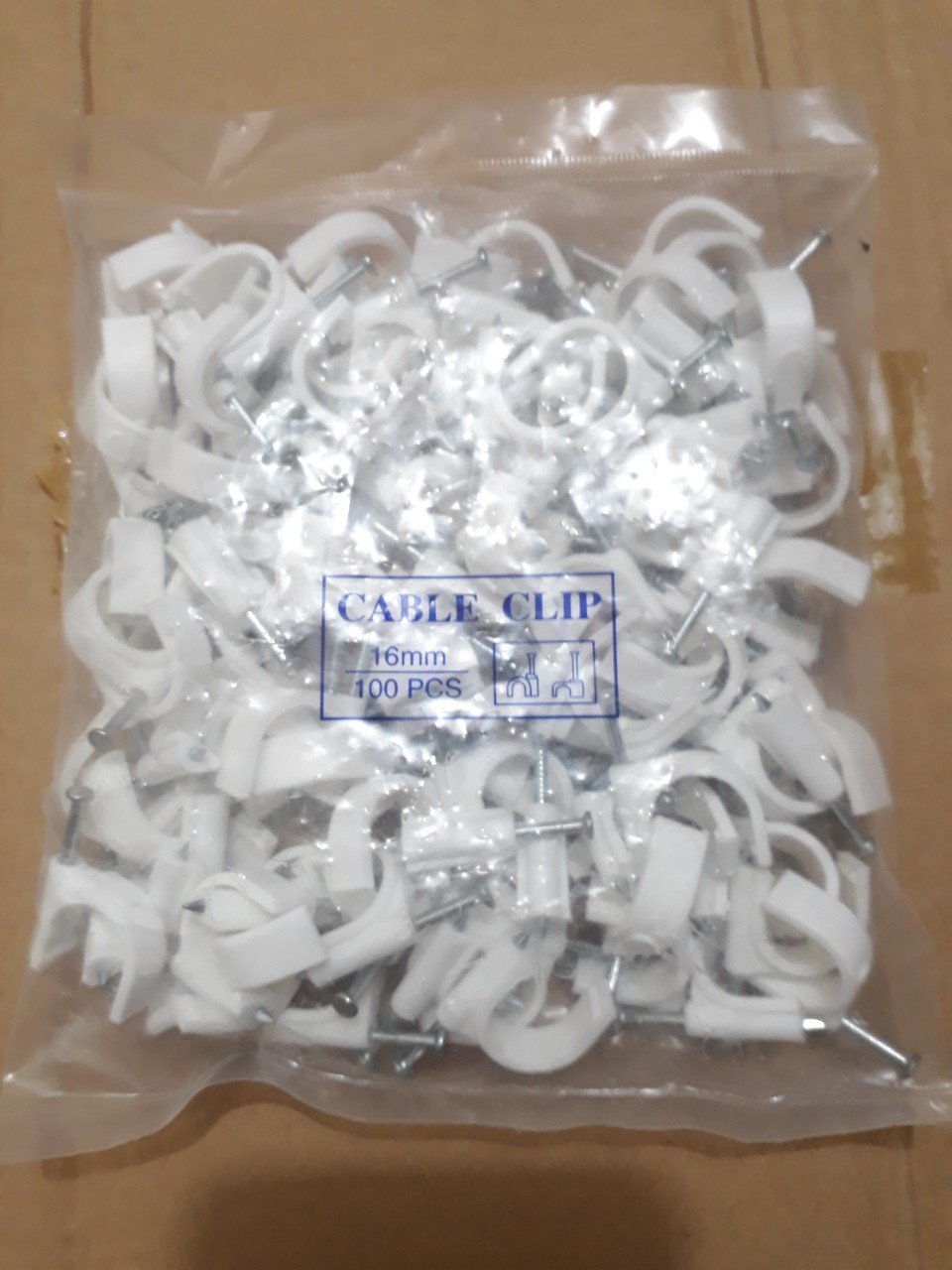 Đinh ghim dây cáp mạng - dây điện ( túi 100 cái)