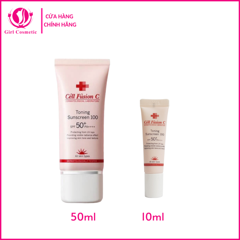 Kem chống nắng - Kem chống nắng Cell Fusion C Toning Sunscreen 100 nâng tông da, phù hợp với mọi loại da, dưỡng ẩm chống nắng tối đa giá rẻ