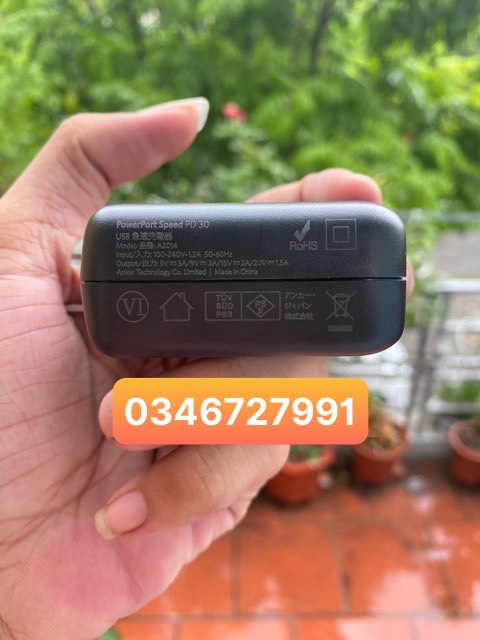 Củ sạc nhanh PD 30W ANKER A2014 IQ