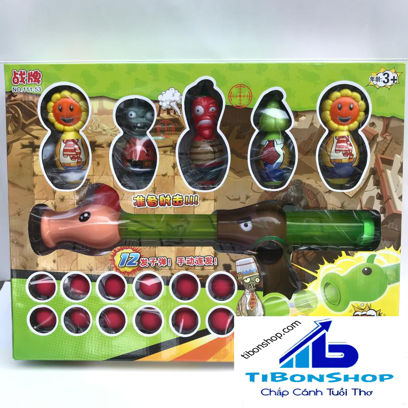 [HCM]Đồ chơi zombie hoa quả nổi giận Plants vs Zombies 2