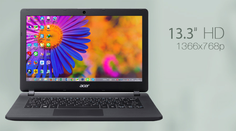 Bảng giá Laptop mỏng và nhẹ dùng văn phòng, học tập, Acer ES1-311 - CPU Quad-Core, Màn hình 13.3inch, ram 4GB, ổ 500GB, trọng lượng chỉ 1,6kg Phong Vũ