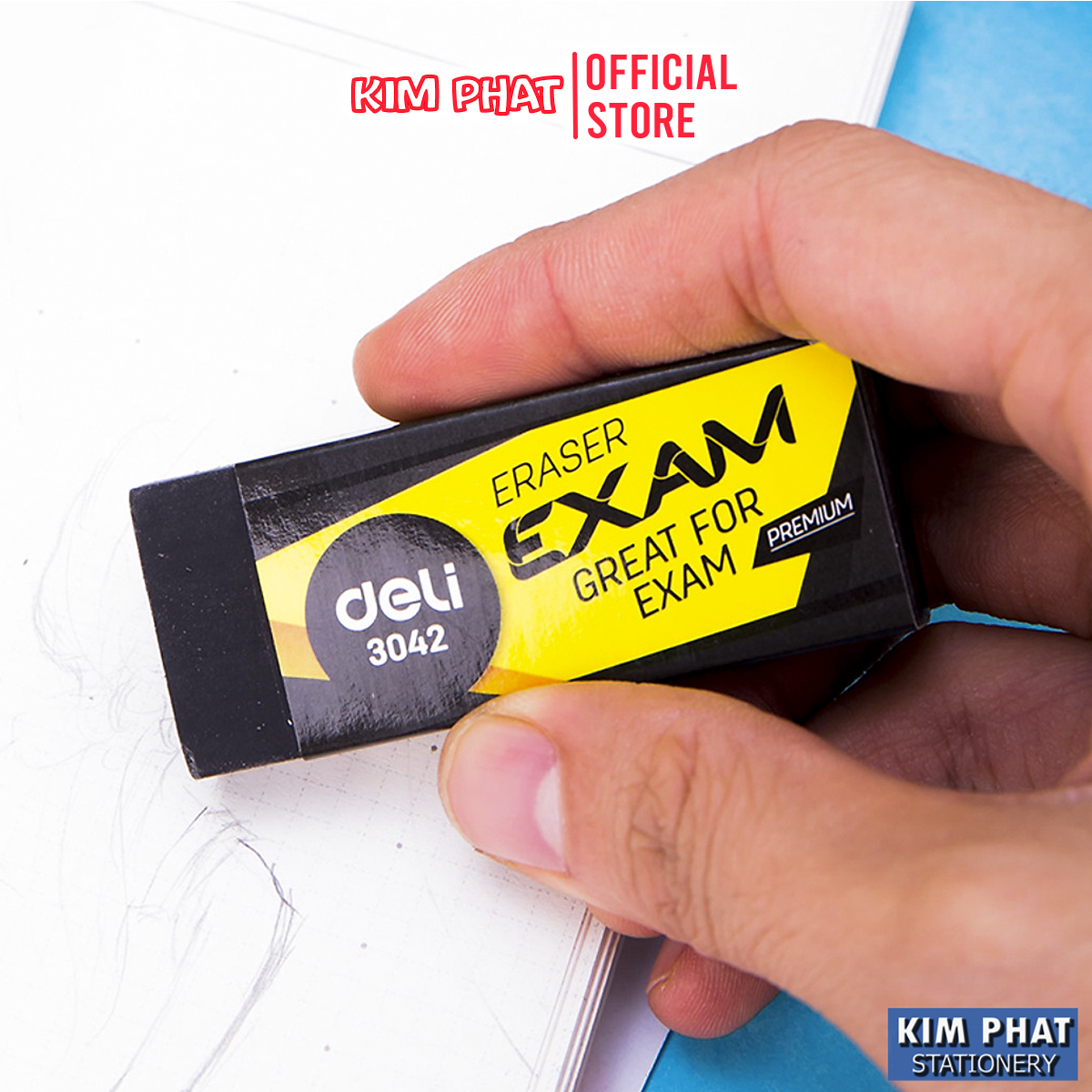 Gôm tẩy 2b deli màu đen ms3042
