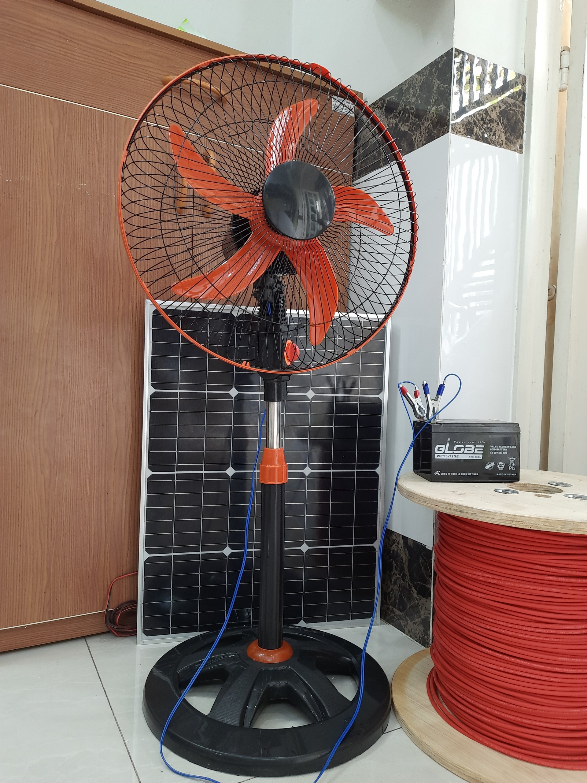 COMBO HAI CÂY QUẠT ĐỨNG 12V
