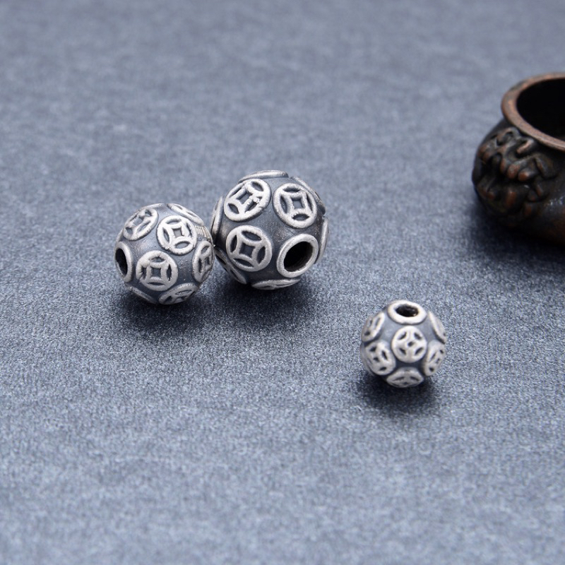 [S925] Charm bi bạc kim tiền - MH160