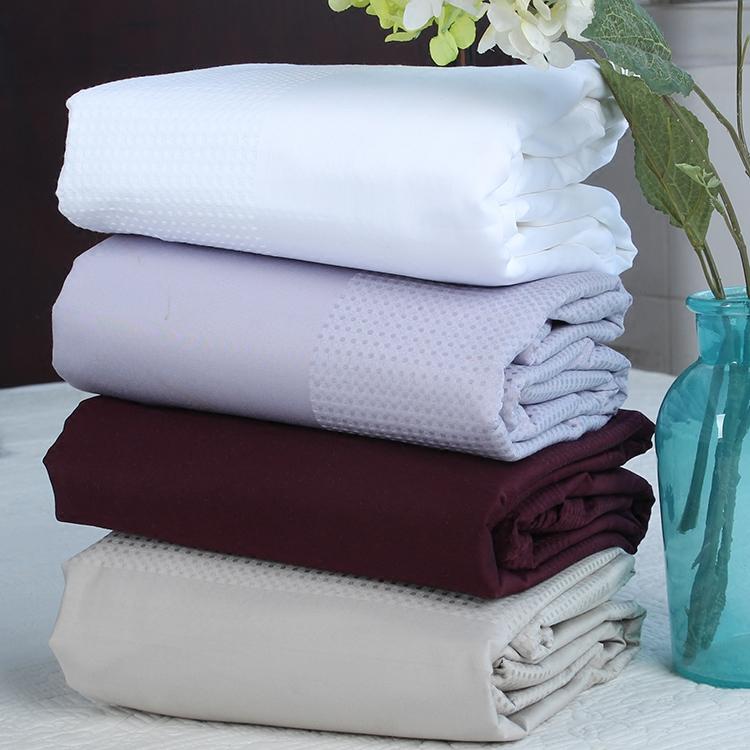 Mạnh Mẽ Đề Nghị Dày 100% Cotton Vải Dệt Bằng Tơ Dệt Nổi Ga Trải Giường 100% Cotton Màu Duy Nhất Hai Người Vỏ Chăn Thoáng Khí Phẳng Chính Hãng