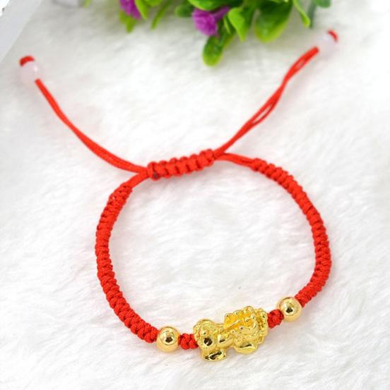Vòng chỉ đỏ mix tỳ hưu