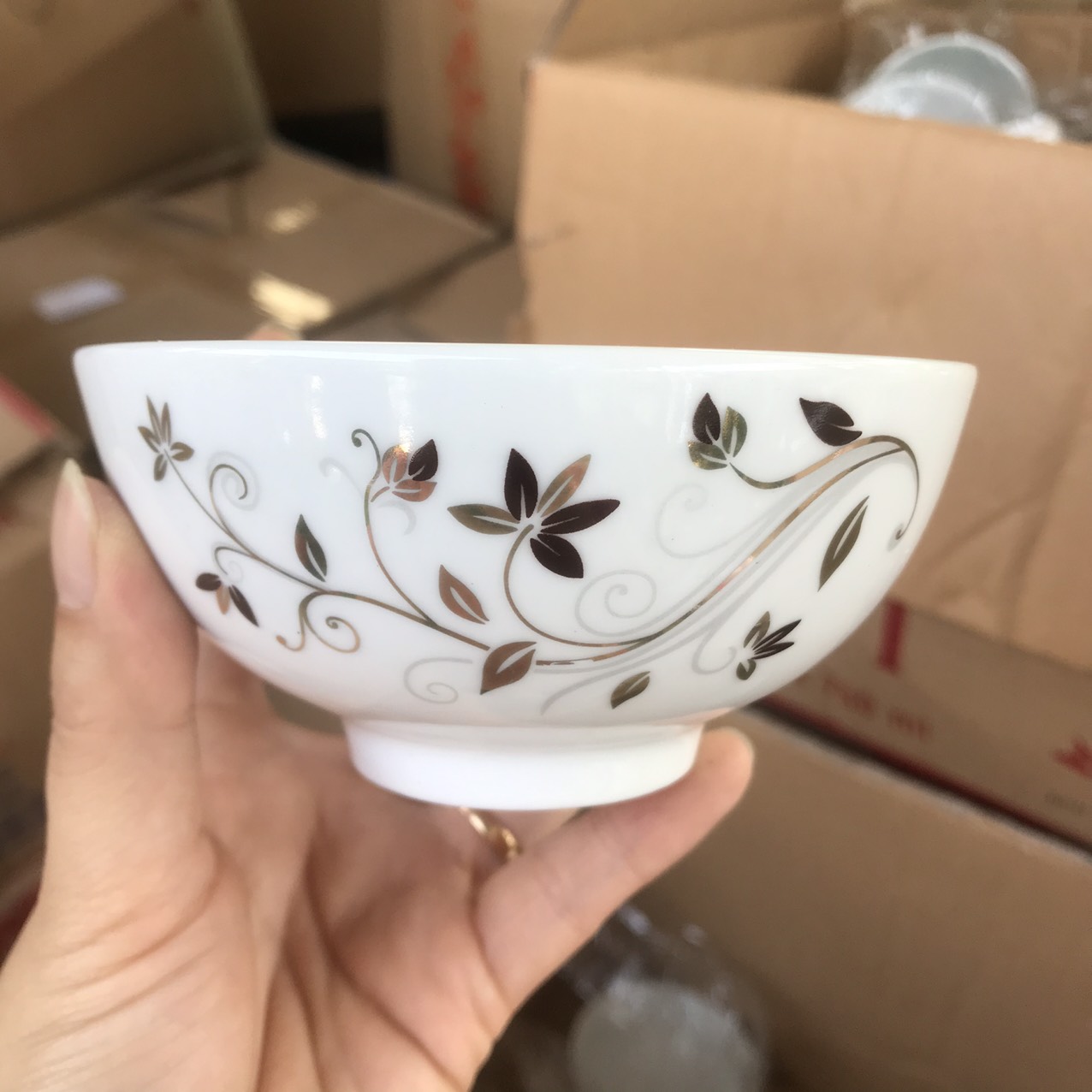 [HCM]Combo 10 chén sứ dễ thương - Quà tặng từ Unilever (màu ngẫu nhiên)