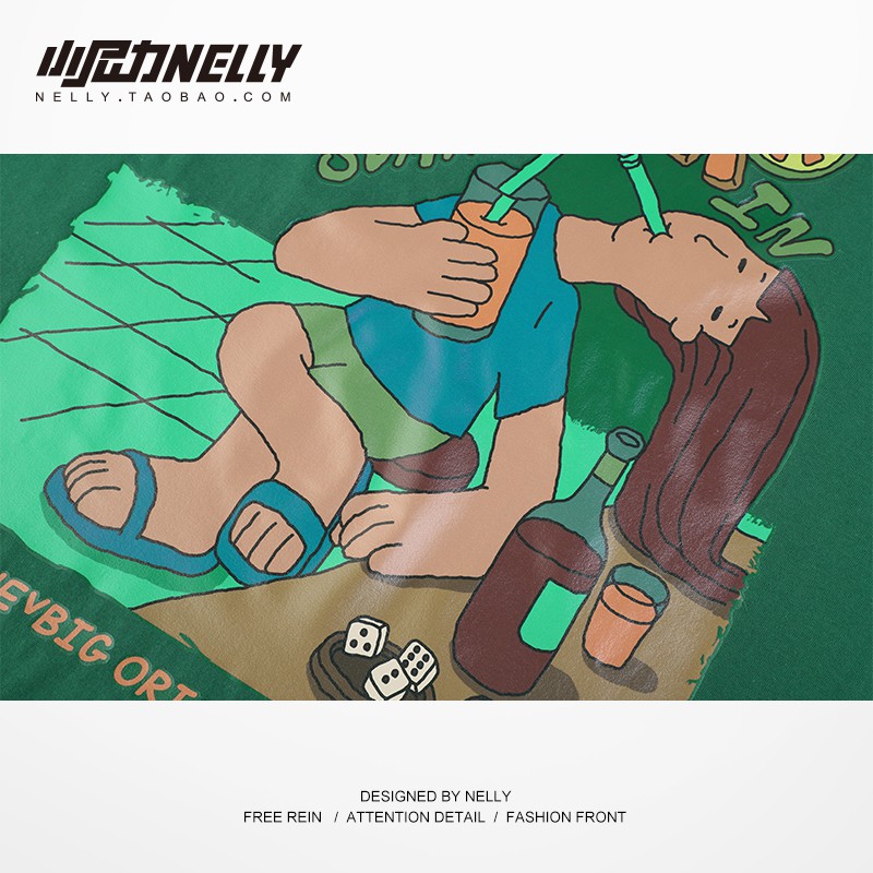 Áo phông Nelly Heybig tay ngắn - Drink