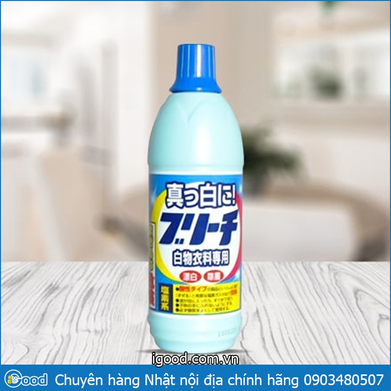 Nước tẩy quần áo trắng Rocket Nhật Bản 600ml