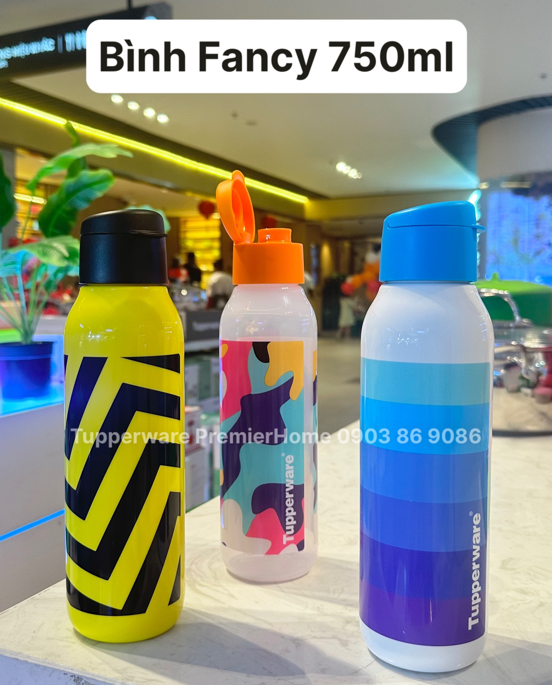 Bình Nước Tupperware Eco Bottle Fancy 750ml giá/1bình