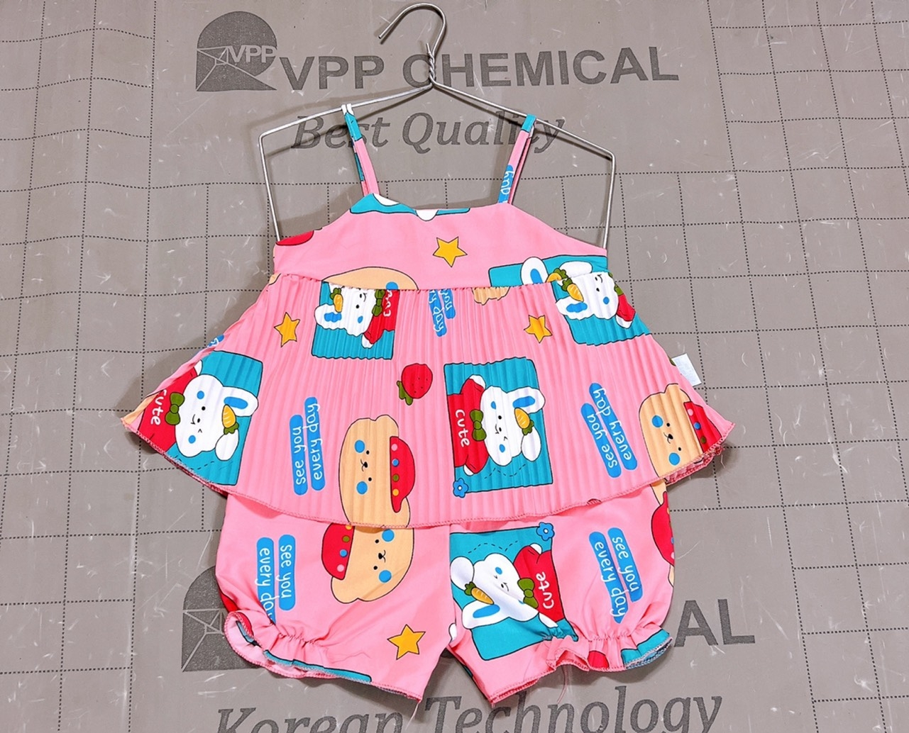 Bộ Lụa Dây Xếp Li Bé (12-18kg) (giao màu ngẫu nhiên)