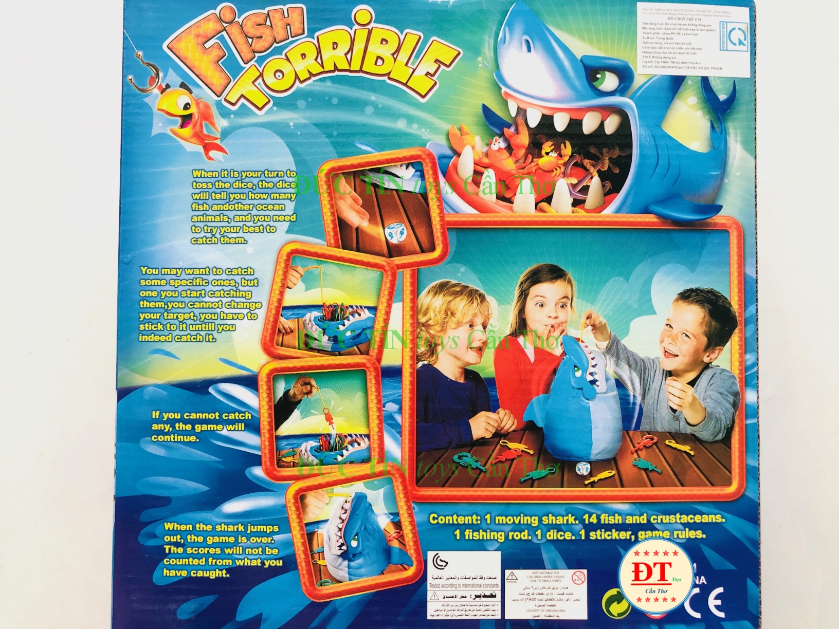 ĐỒ CHƠI BOARGAME CÂU CÁ MẬP FISH TORRIBLE