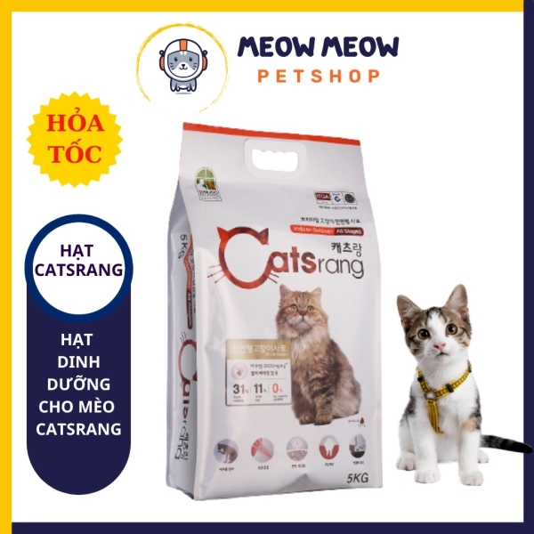 ◊ Hạt cho mèo Catsrang Thức ăn dinh dưỡng cho mèo mọi lứa tuổi.