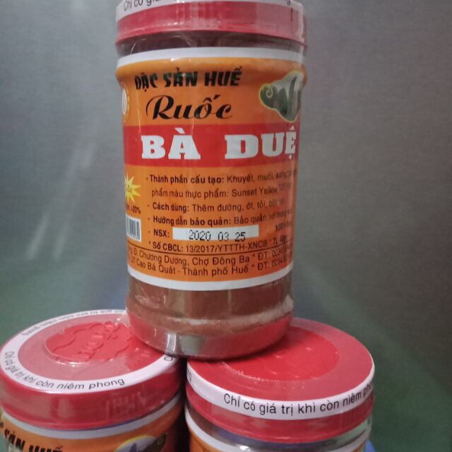 [HCM]Mắm ruốc bà duệ 400g