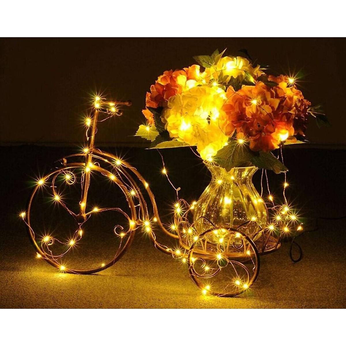 Dây đèn Fairy Light đom đóm chipsbling 10 mét dùng pin AA