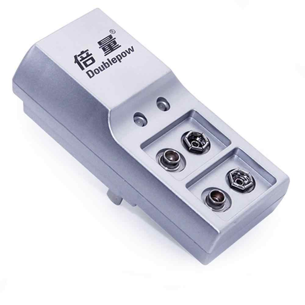 Bộ Pin Sạc 9V - Pin vuông sạc 700mAh Doublepow pin 9V 6F22 dung lượng cao công nghệ mới (có kèm hộp đựng pin)