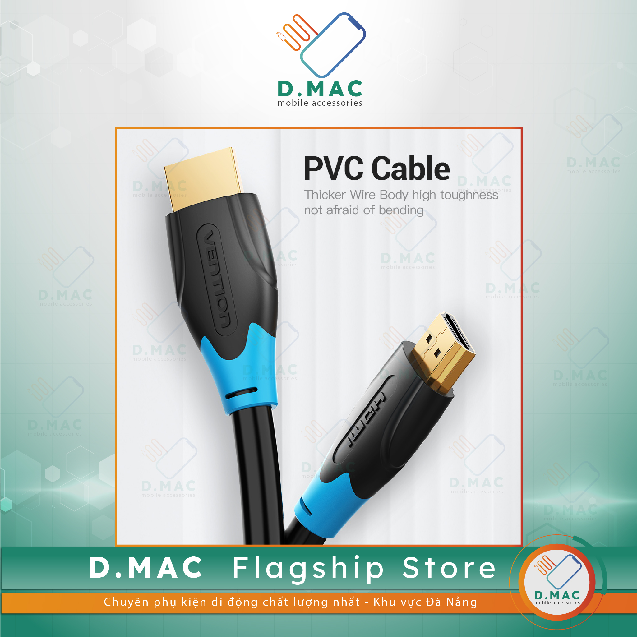 Cáp HDMI 4K 60Hz Vention  Chiều dài 2M