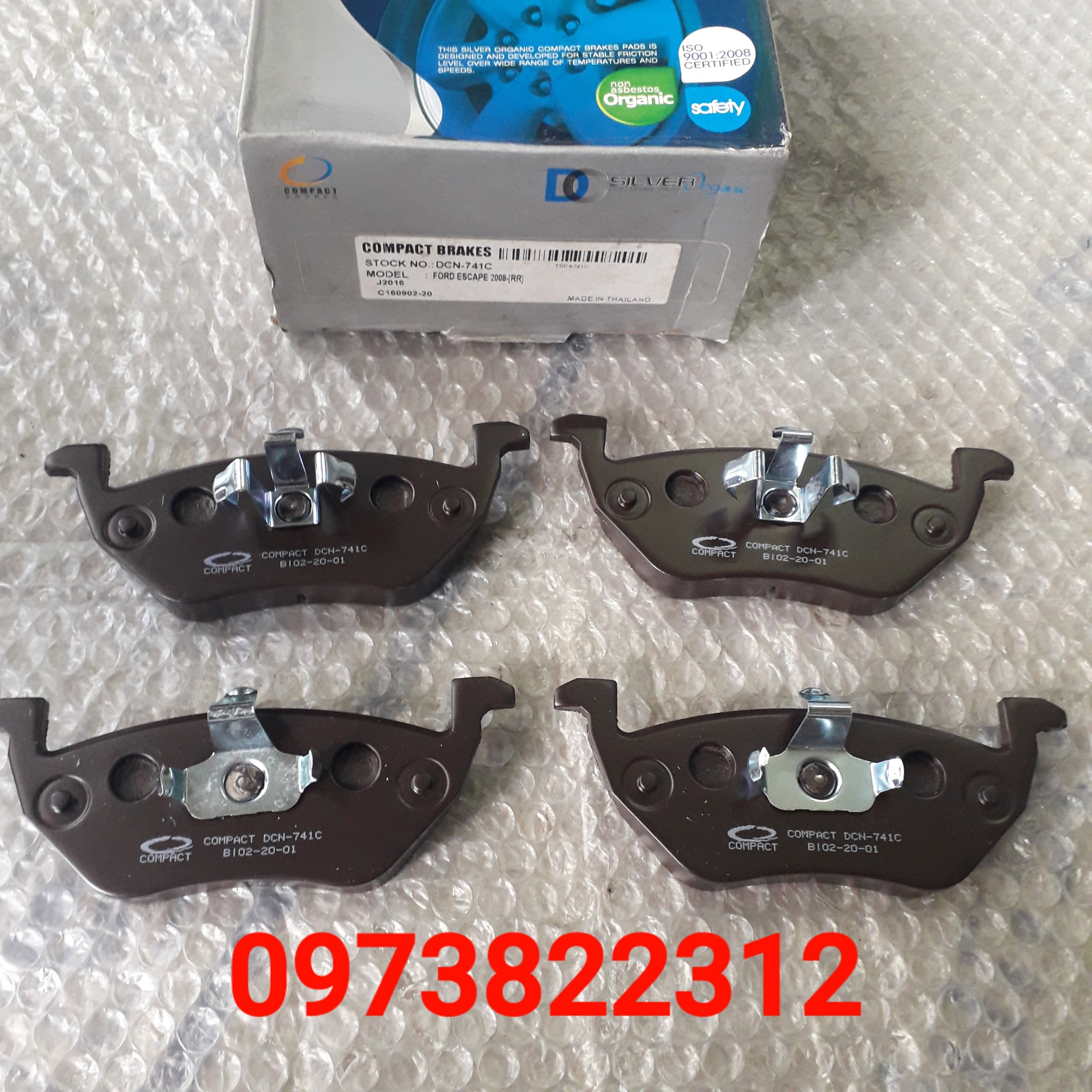 Má phanh sau Escape 08-15 ( Giá 1 Bộ) COMPAC
