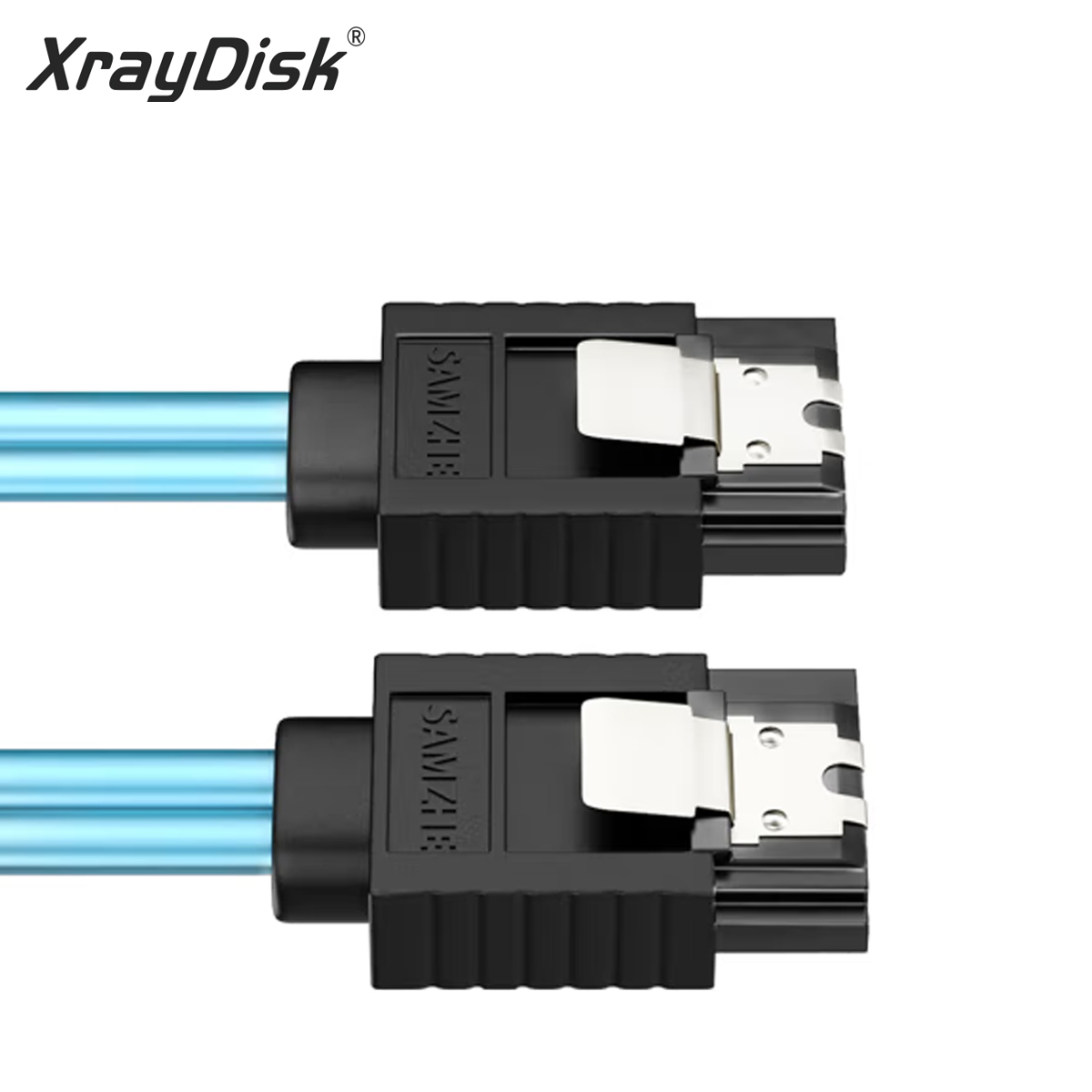 Xraydisk SATA 3 Cable 6Gbps 3.0 SATA Serial ATA Data Cable With Clip For SSD