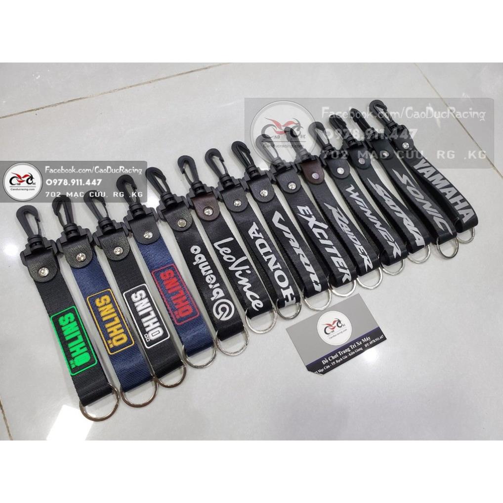Móc khóa dây kiểu tên xe dây chất thái siêu bền CD68