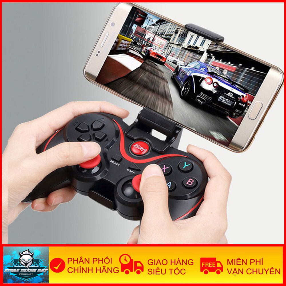 Tay Cầm Chơi Game Điện Thoại X3 - Kết Nối Bluetooth Hỗ Trợ Tất Cả Điện Thoại Android - Bảo hành 1 Năm
