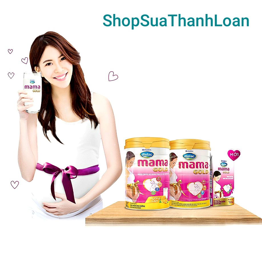 (HSD T1-2026) SỮA BỘT VINAMILK DIELAC MAMA GOLD VANI 900G.