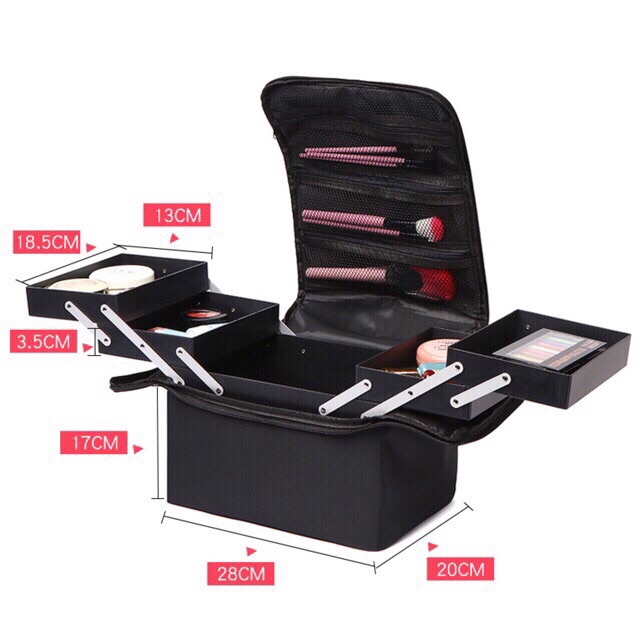 Cốp đựng đồ trang điềm , nail, dụng cụ phun xăm